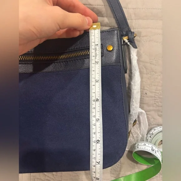 Fossil NWT Navy Blue Crossbody Bag - Picture 10 of 11